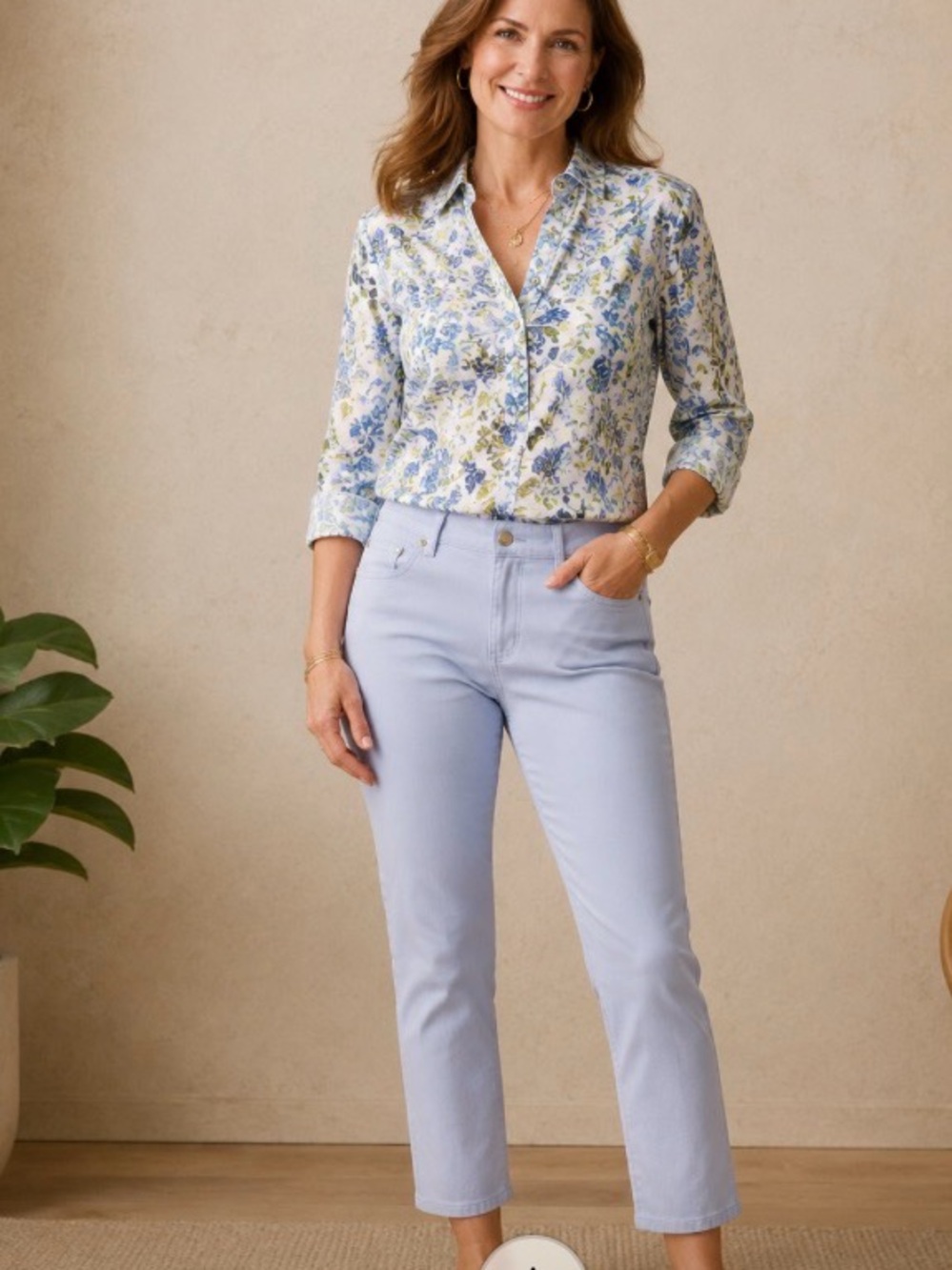 J.McLaughlin Lexi Jeans Light Blue Straight-Leg Women’s Jeans Size 12